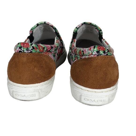 Coach Floral Animal Print Sneaker C103 Limited Edition, 6.5, Loafers Mob Wife - Picture 8 of 15